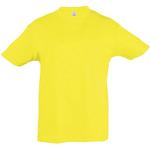 ATELIER DEL RICAMO T-Shirt Bimbo Regent Kids SOL'S-10 Anni-Giallo