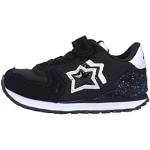 Sneakers larghezza E casual nere numero 28 in mesh per bambini Atlantic stars 