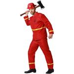 Costumi Cosplay rosso fuoco M per Uomo Atosa 