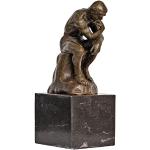 aubaho Statuetta Bronzo pensatore Scultura in Bronzo di Rodin Replica Copia
