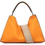 Pochette eleganti arancioni di pelle con tracolla per Donna Gianni Chiarini 