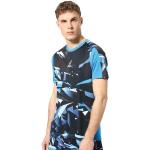 Maxi Magliette & T-Shirts azzurre S in poliestere traspiranti per Uomo Australian 