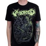 Authentic Aborted Hellraiser Glow T-Shirt Black S-