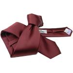 Cravatte tinta unita rosse in poliestere per cerimonia per Uomo Avantgarde 