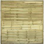 AVANTI TRENDSTORE - Larissa - 1x Recinto intrecciato in legno massiccio di pino, misura 180x180 cm (1) (1, 180x180 cm)