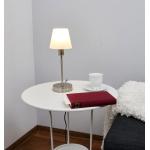 Lampade da tavolo classiche color alabastro di vetro compatibile con E14 