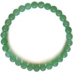 Avventurina verde braccialetto, naturale, cerchio,