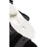 Sneakers alte larghezza A scontate nere numero 46 di gomma chiusura velcro per Donna Balmain 