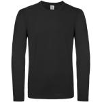 Pullover neri 3 XL taglie comode oeko-tex sostenibili manica lunga per Uomo B&C 