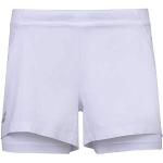 Pantaloncini scontati bianchi XL da tennis per Donna Babolat 