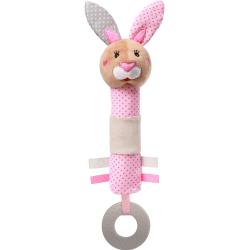 BabyOno Have Fun Baby Squeaker giocattolo di pelouche con fischietto Bunny Julia 1 pz