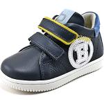 Sneakers alte larghezza E casual blu numero 24 chiusura velcro antiscivolo per bambini BALDUCCI 