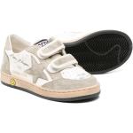 Sneakers larghezza A bianche numero 33 di gomma chiusura velcro a strappo per bambini Golden Goose 