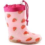 Stivali larghezza E rosa numero 24 di pelle impermeabili da pioggia per bambini Balocchi 