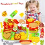 Giochi di ruolo a tema hamburger cucina per bambina per età 2-3 anni 