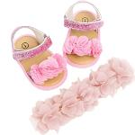 Stivali larghezza E casual rosa di gomma con tacco per Donna Generic 