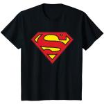 T-shirt classiche nere per bambini DC Comics Superman 