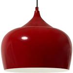 Lampadari industriali rossi in metallo da cucina compatibile con E27 