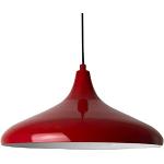 Lampadari scontati industriali rossi in metallo da cucina compatibile con E27 