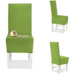Cuscini verde chiaro in poliestere antimacchia 2 pezzi per sedie 