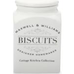 Biscottiere 3L bianche di legno finitura opaca Maxwell & Williams Cottage Kitchen 