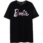 Magliette & T-shirt nere 3 XL taglie comode di cotone traspiranti per Natale lunghe mezza manica con manica corta per Donna Barbie 