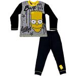 Bart Simpson "Smirk" - Set pigiama per ragazzi, Multicolore, 5-6 Anni