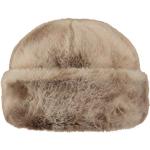 Cappelli invernali marroni di eco-pelliccia per Donna 