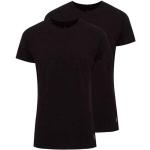 Magliette & T-shirt eleganti nere di cotone traspiranti lavabili in lavatrice mezza manica 2 pezzi con manica corta per Uomo u.s polo assn. 