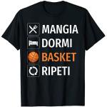 Divertente Basket Point Guard Cerchi Backcourt Baller Maglietta 