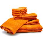 Asciugamani arancioni 30x50 di spugna da bagno Bassetti 