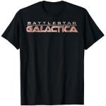 Battlestar Galactica Red Title Logo Maglietta