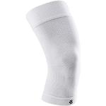BAUERFEIND Sports Compression Knee Support, Ginocchiere Unisex-Adult, Bianco, M
