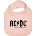 Bavaglini rosa di cotone per neonato AC/DC di EMP Online Italia 