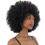 Parrucche nere stile afro per Donna 
