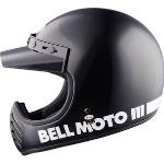 Bell Moto-3 Gloss Black Classic casco cross nero S