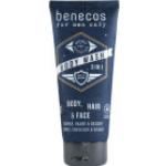 Benecos For Men Only shampoo, balsamo e gel doccia 3 in 1 200 ml