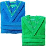 Accappatoi scontati verdi di spugna lavabili in lavatrice per Uomo United Colors of Benetton 