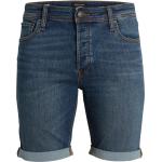 Bermuda jeans scontati di cotone per Uomo Jack Jones Stone 
