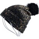 Cappelli invernali 56 casual neri con paillettes per l'autunno per Donna 