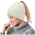 Cappelli invernali bianchi in acrilico per Donna 