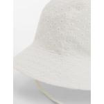 Cappelli bianchi di cotone a fiori per neonato di Mango.com 