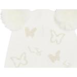 Cappelli bianchi di pelliccia all over con glitter a tema farfalla per neonato Liu Jo Cotone di Negozipellizzari.it 