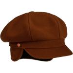 Cappelli invernali 56 marrone chiaro di cotone tinta unita traspiranti per Donna Mayser 