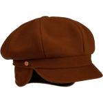 Cappelli invernali 58 marrone chiaro di cotone tinta unita traspiranti per Donna Mayser 