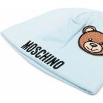 Cappelli scontati blu a tema orso per bambini Moschino Kids 