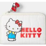 Portamonete bianchi in poliuretano per Donna Bershka Hello Kitty 