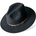 Cappelli invernali 56 eleganti neri XXL per l'autunno per Donna 