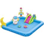 Bestway 53126 - Play Center Piscina Gonfiabile per bambini a tema Piccolo Astronauta 2,28 m x 2,06 m x 84 cm - Accessori gonfiabili inclusi