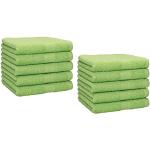 Asciugamani verde mela 30x50 di spugna da bagno 